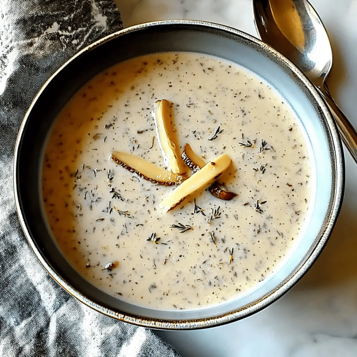Creamy Mushroom Brie Bisque qetta5