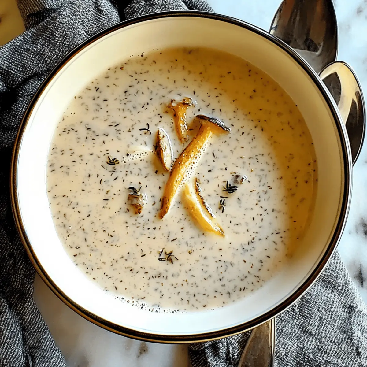 Creamy Mushroom Brie Bisque udrboe