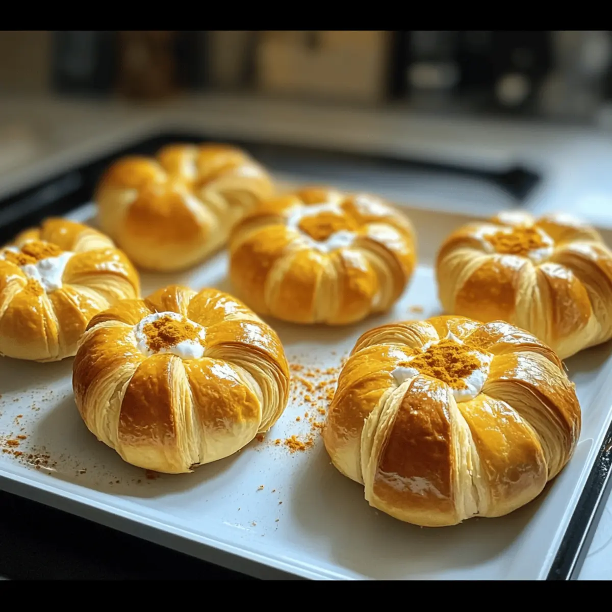 Crescent Pumpkins with Cream Cheese and Pumpkin Pie cv3vem