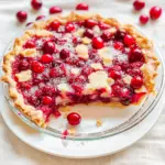 Crustless Cranberry Pie