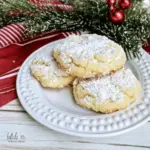 Eggnog Gooey Butter Cookies
