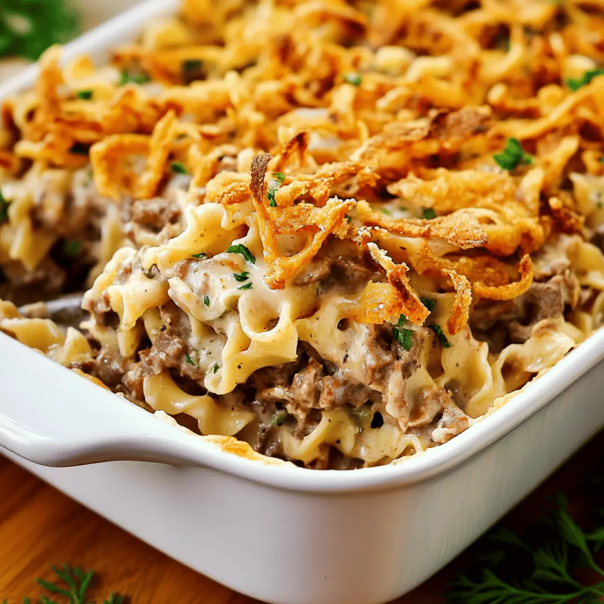 Delicious French Onion Beef Casserole for Cozy Nights