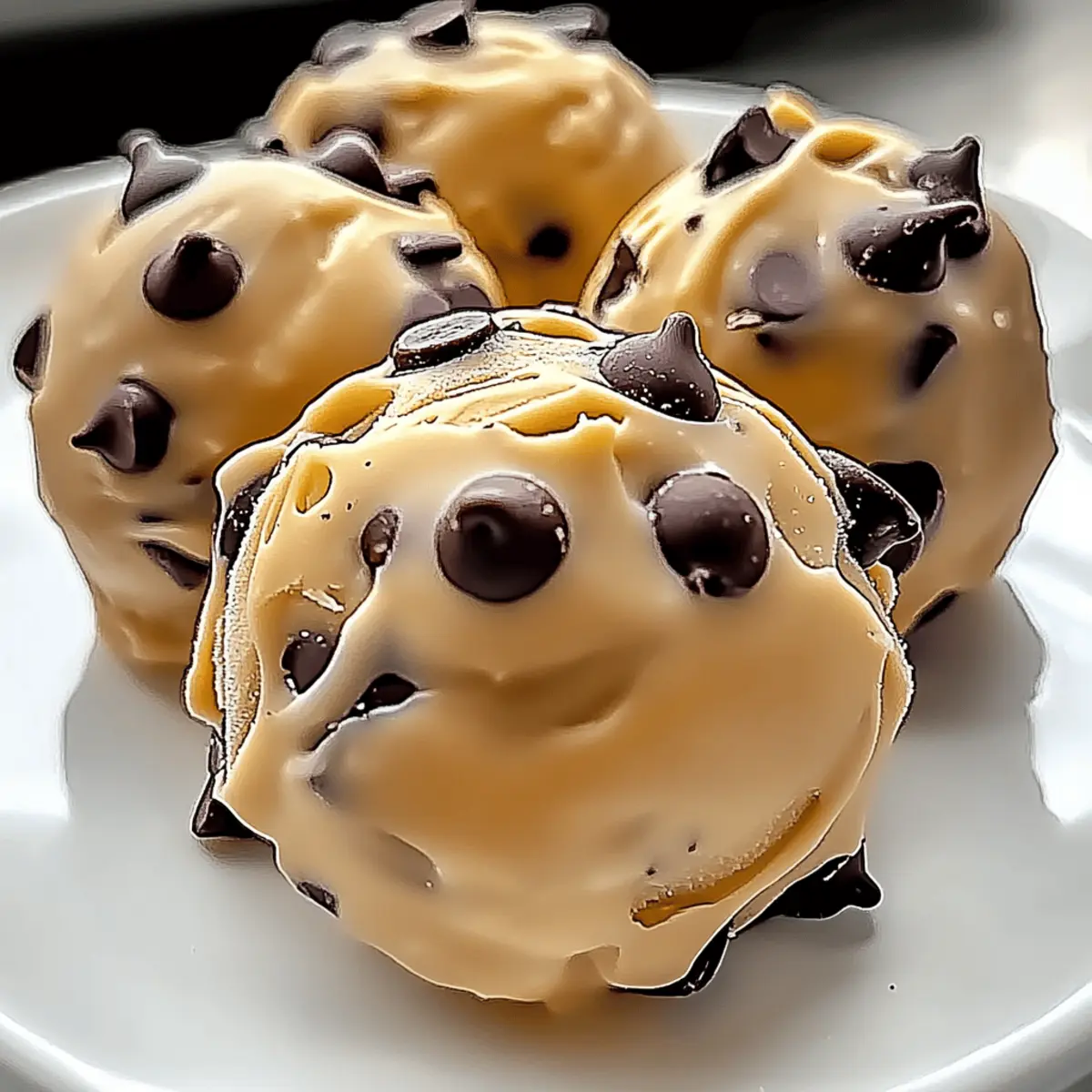 Frozen Greek Yogurt Peanut Butter Bites with Chocolate Chips yp1j4z
