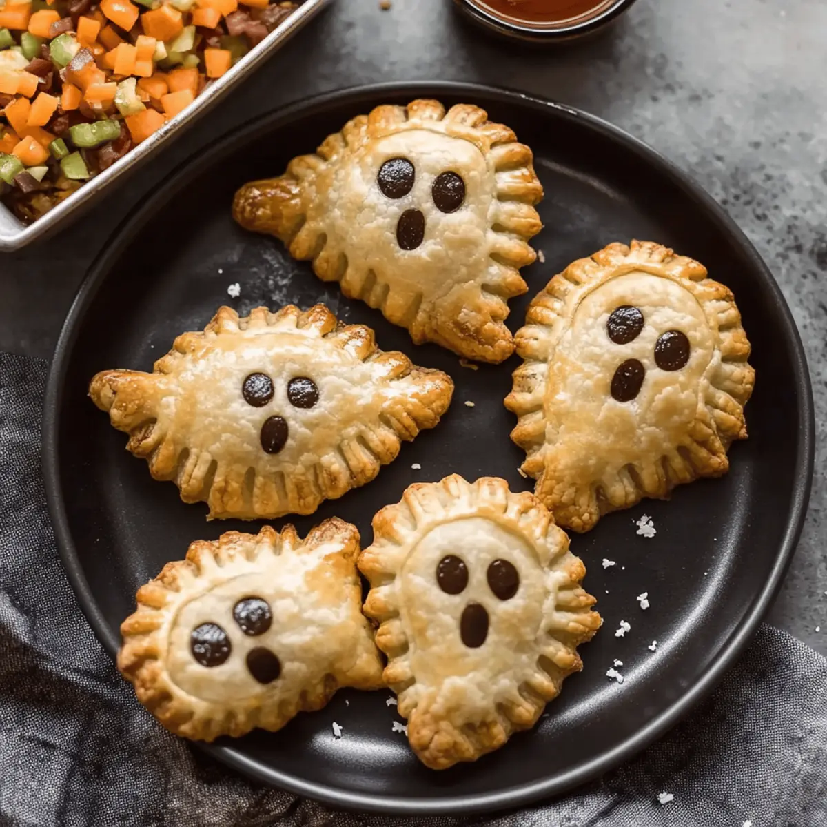 Delightful Ghost Taco Hand Pies for a Spooky Feast