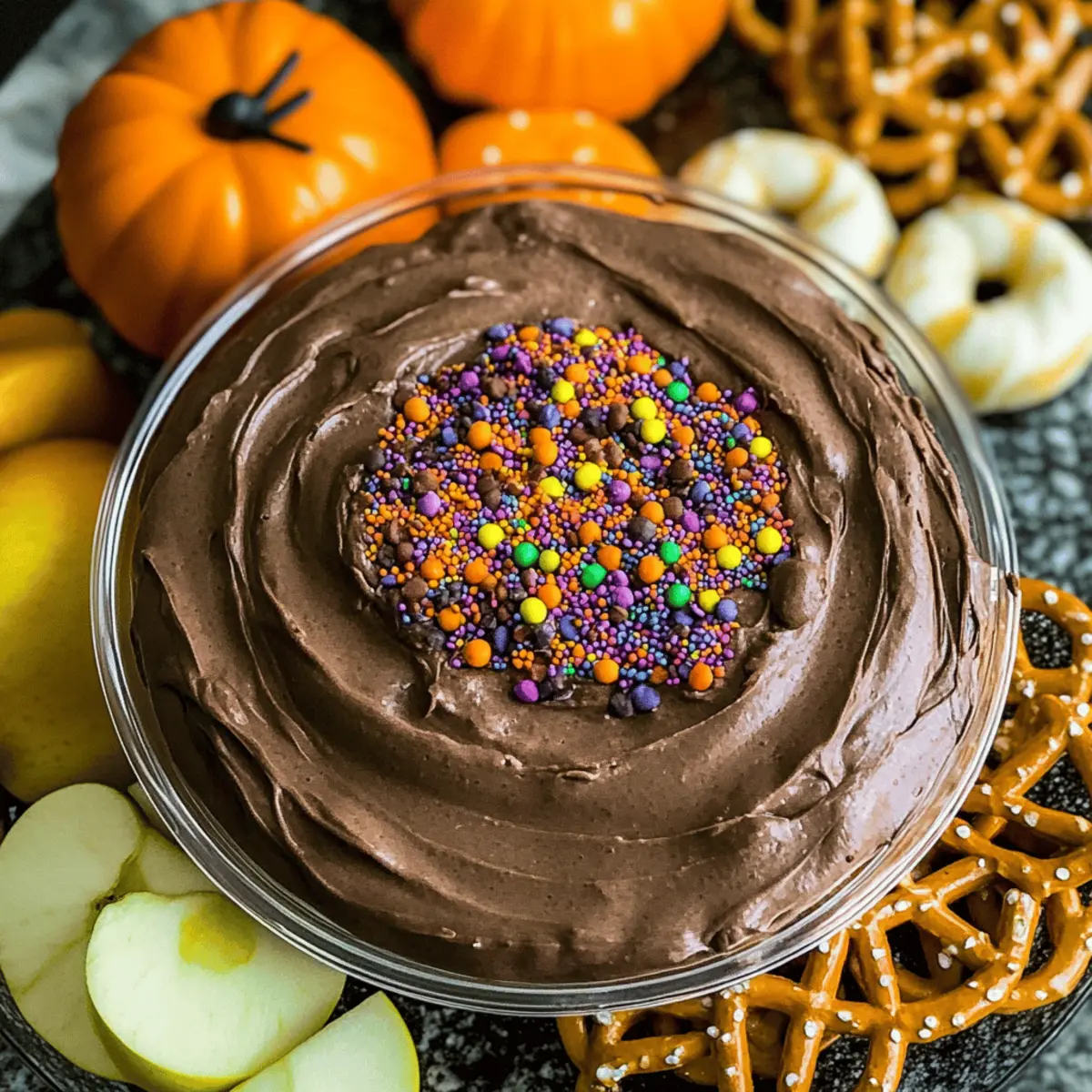 Halloween Brownie Batter Dip zwnhyy