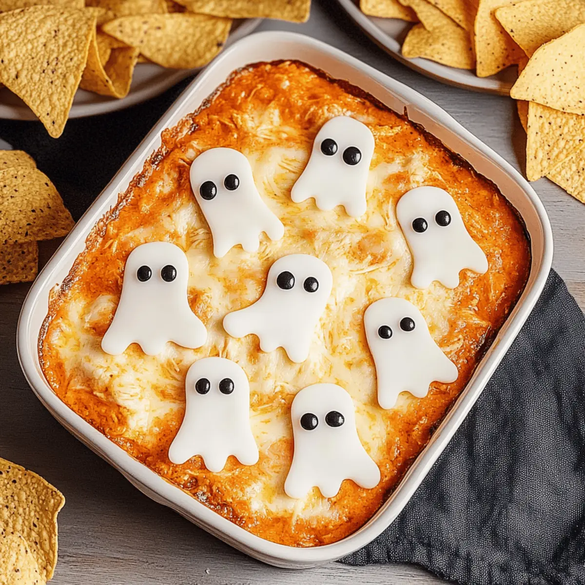 Halloween Buffalo Chicken Dip nzstwv