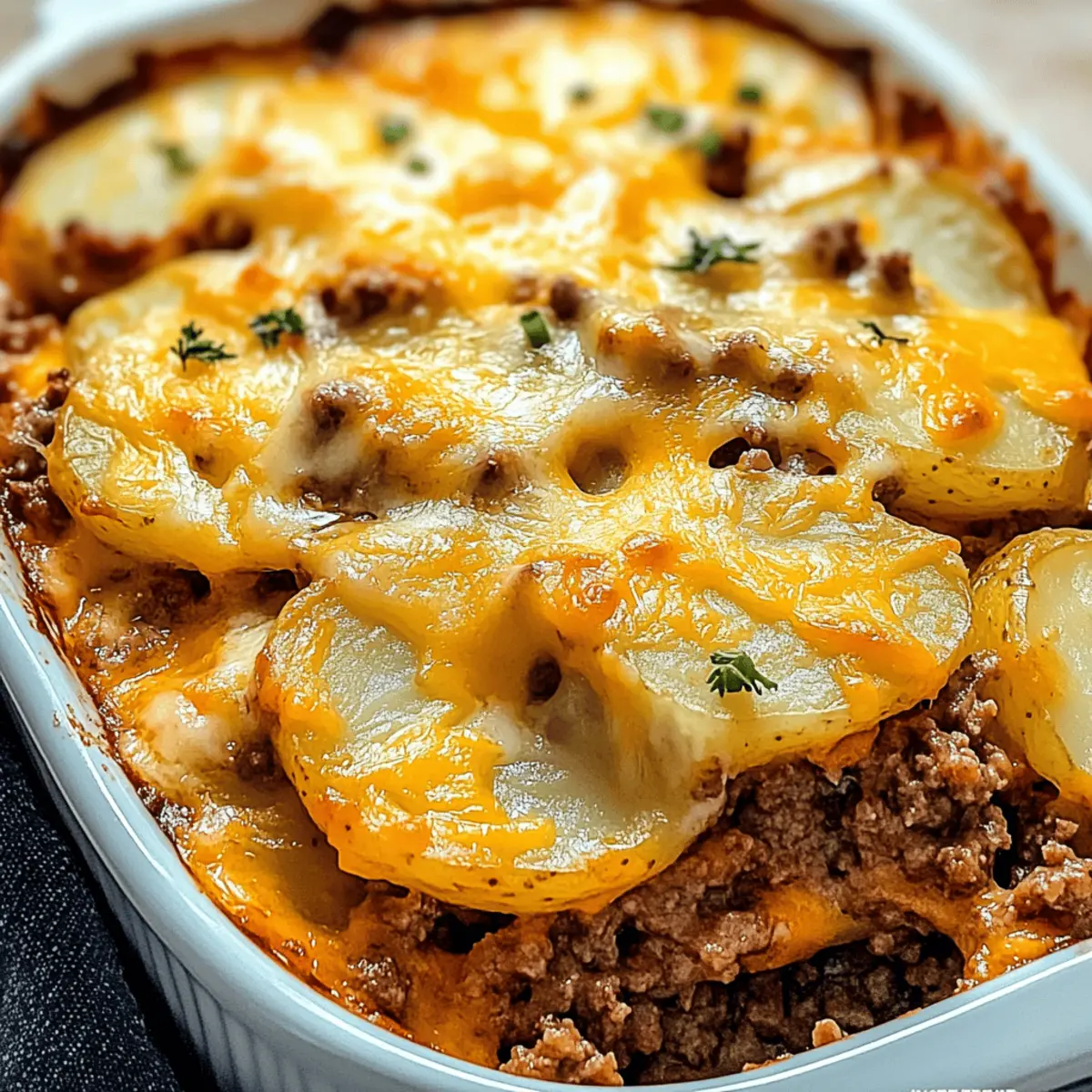 Hobo Casserole with Ground Beef Potatoes idmtno