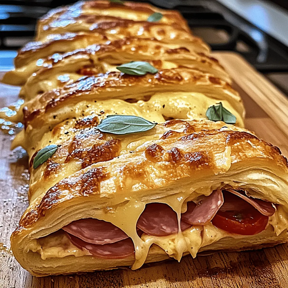Italian Crescent Roll Sandwich ubfjkw
