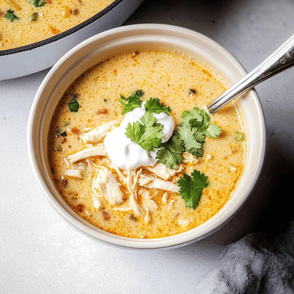 Keto White Chicken Chili vf4ivt