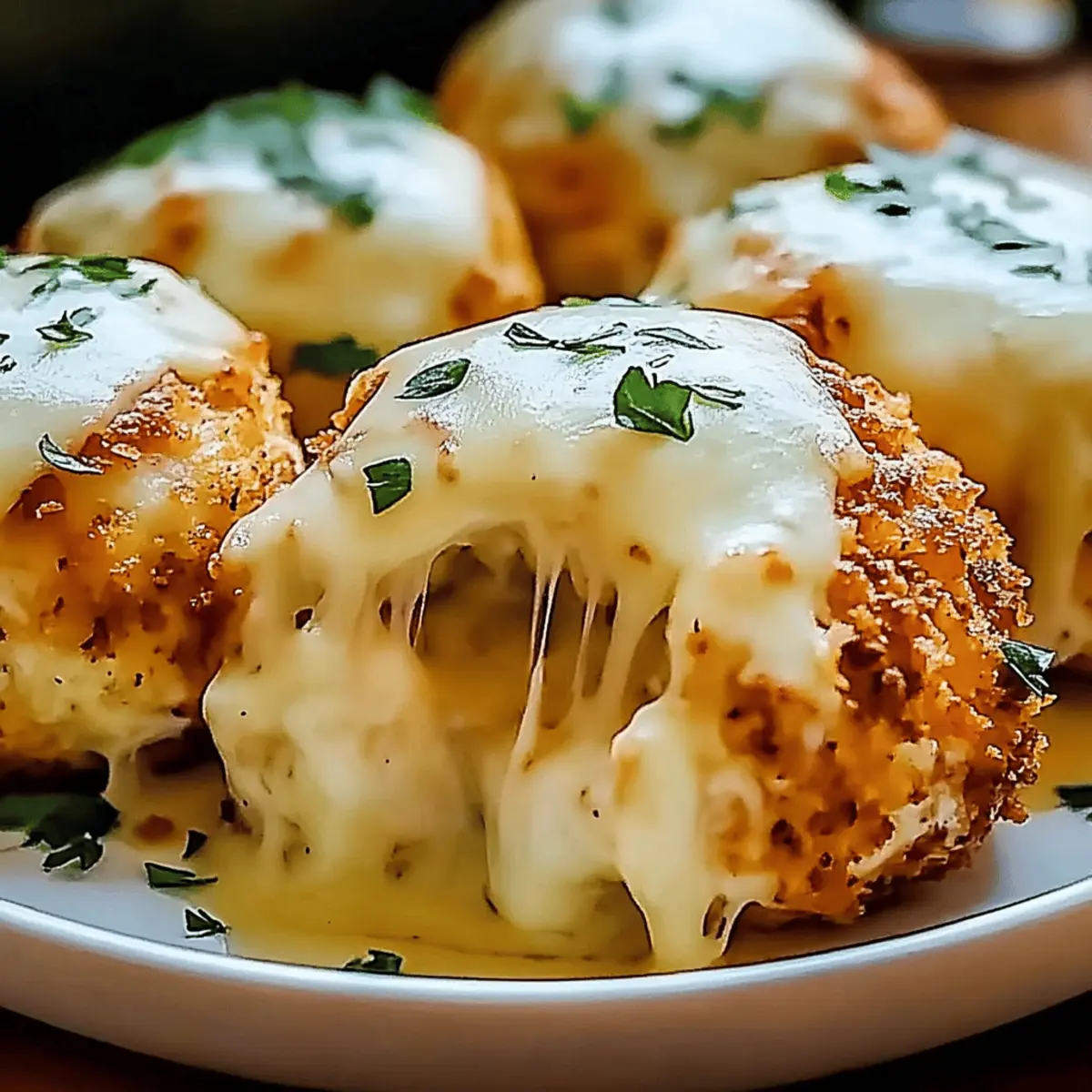 Melted Mozzarella Ranch Chicken Bombs gv1nde