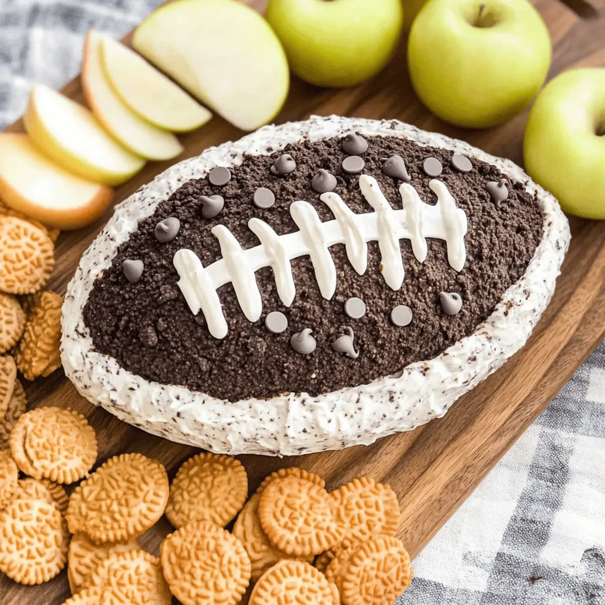 Oreo Cream Cheese Football Dip That Will Wow Your Guests