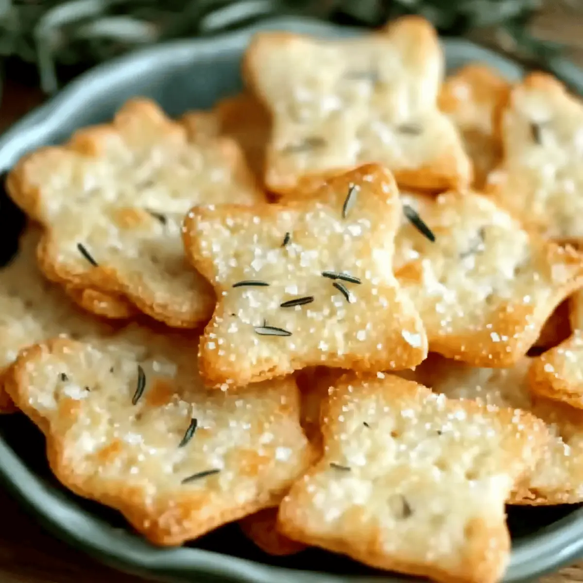 Savory Parmesan Rosemary Crackers for a Perfect Snack Moment