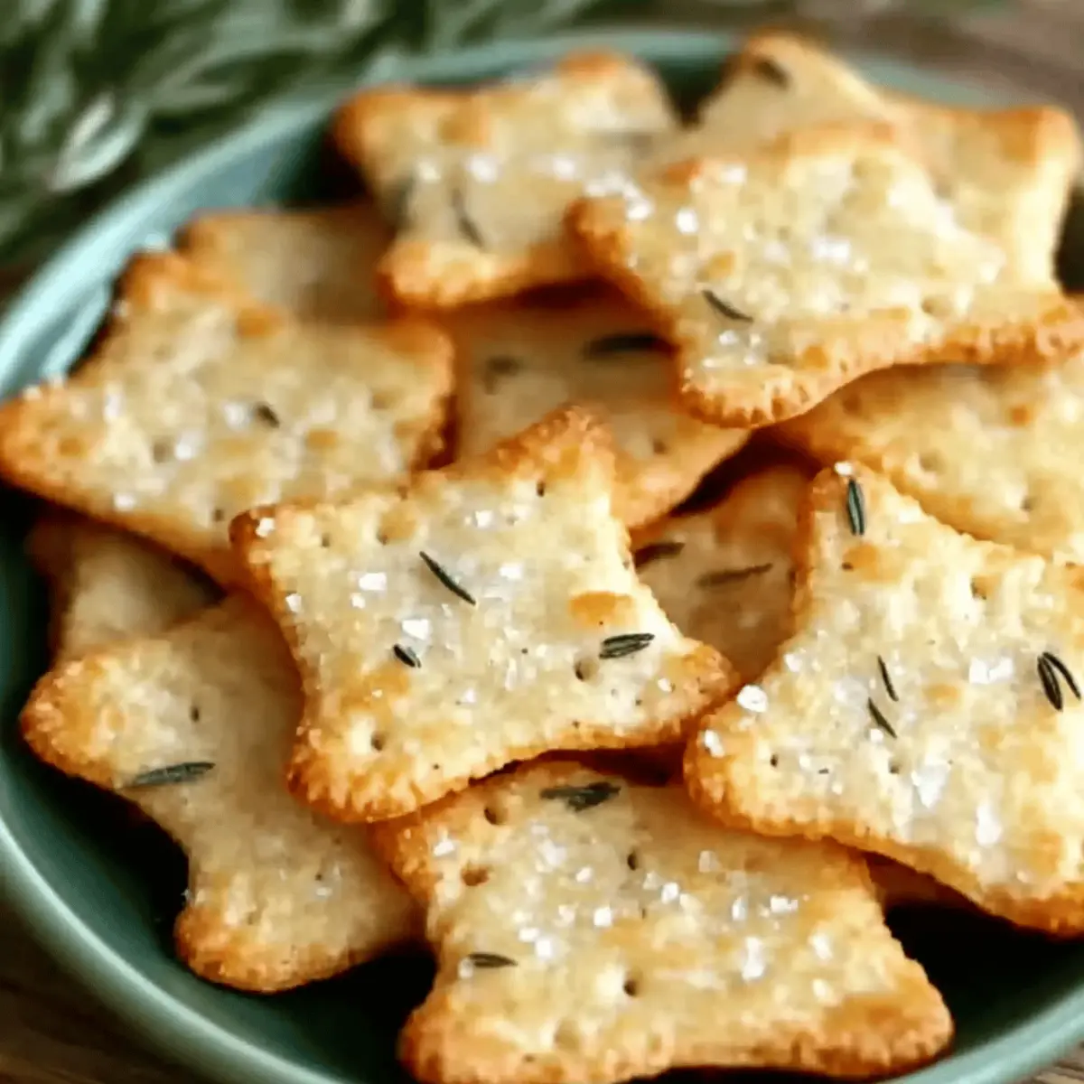 Parmesan Rosemary Crackers oabnhr
