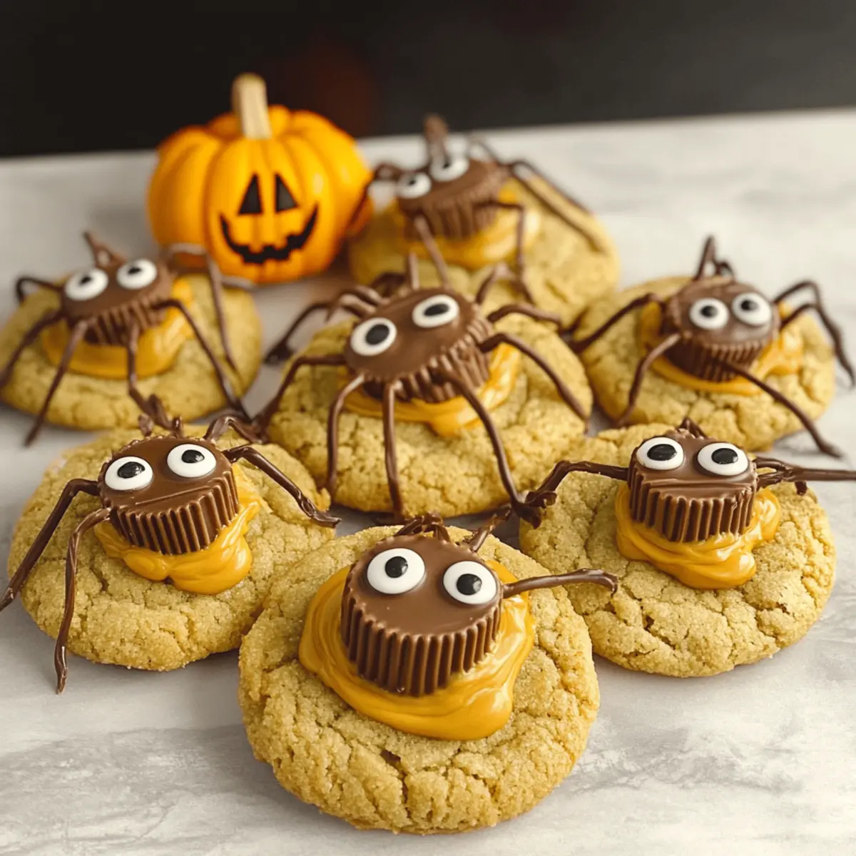 Peanut Butter Spider Halloween Cookies That WOW Your Guests
