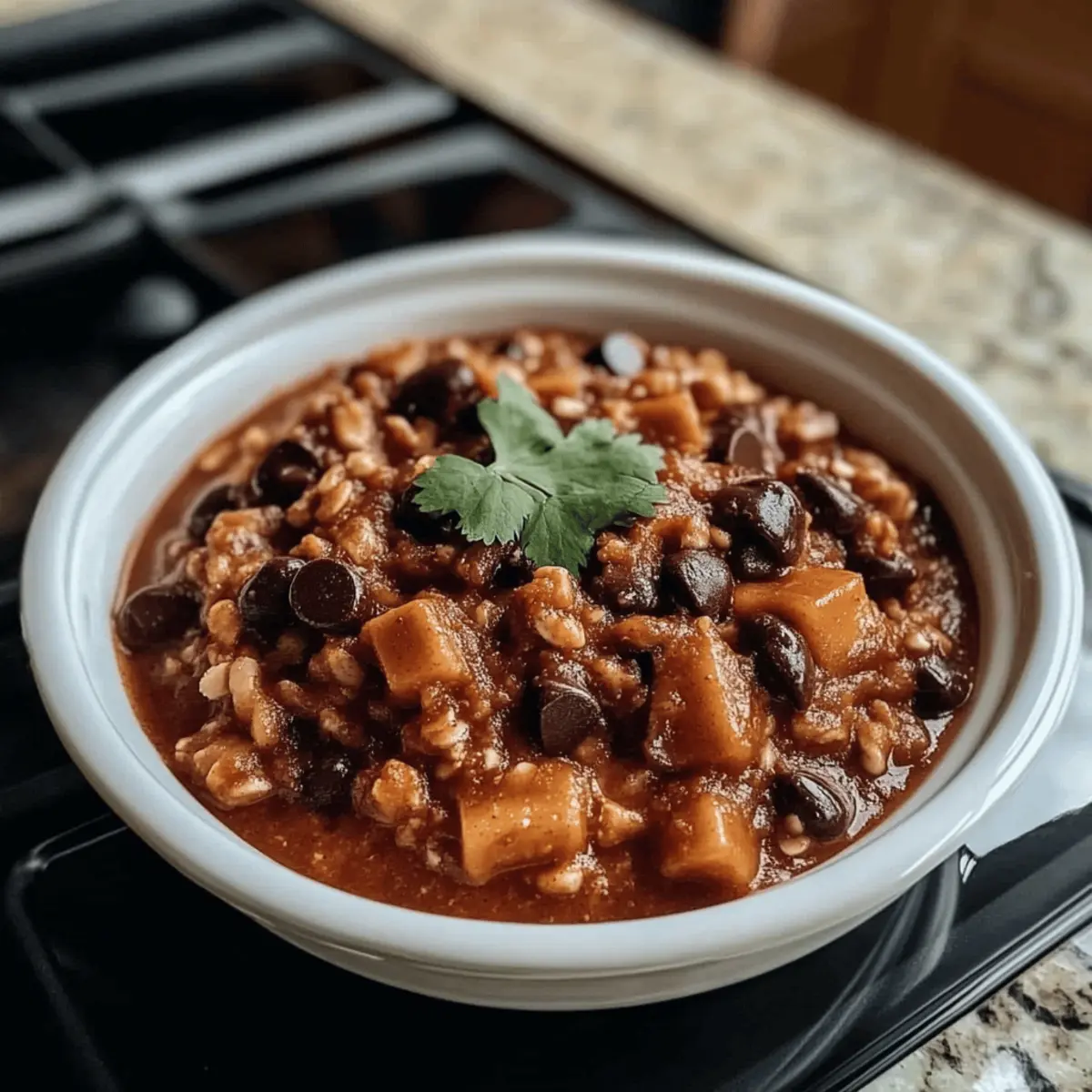 Potato Black Bean Vegetarian Chili i7lgbm