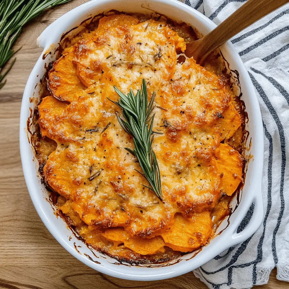 Creamy Potato Gratin with Smoked Gouda and Rosemary Bliss