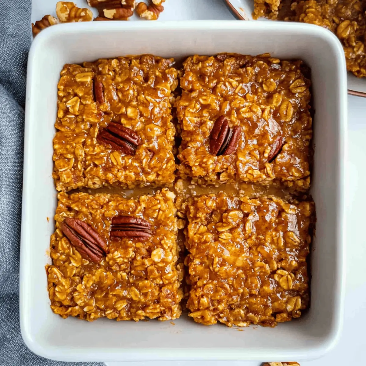 Cozy Pumpkin Baked Oatmeal for Healthy Mornings at Home