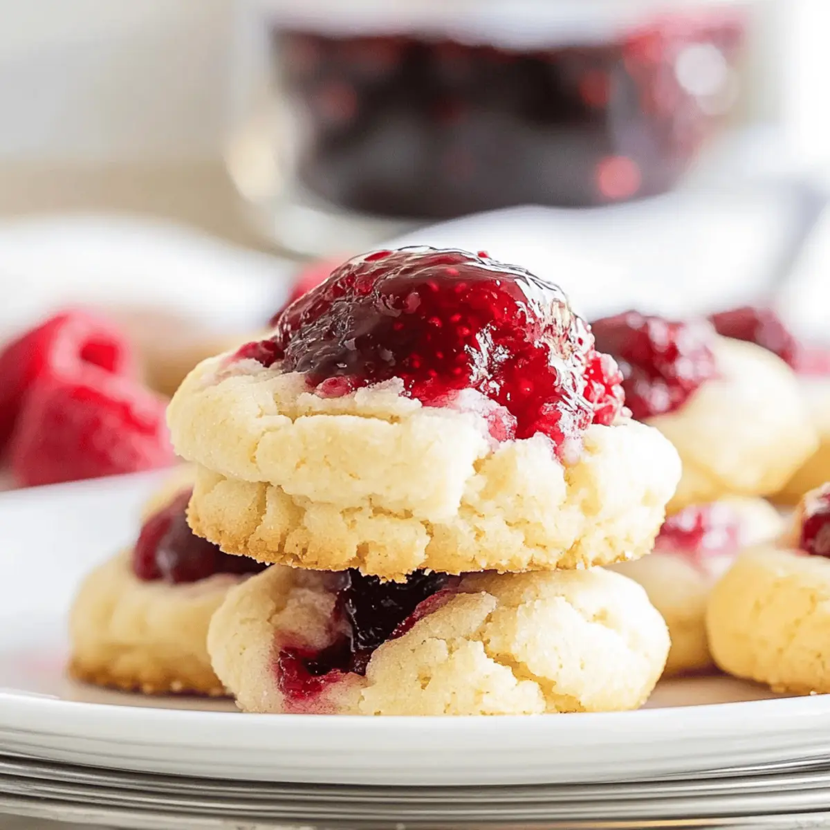 Raspberry Thumbprint Cookies qru4wb