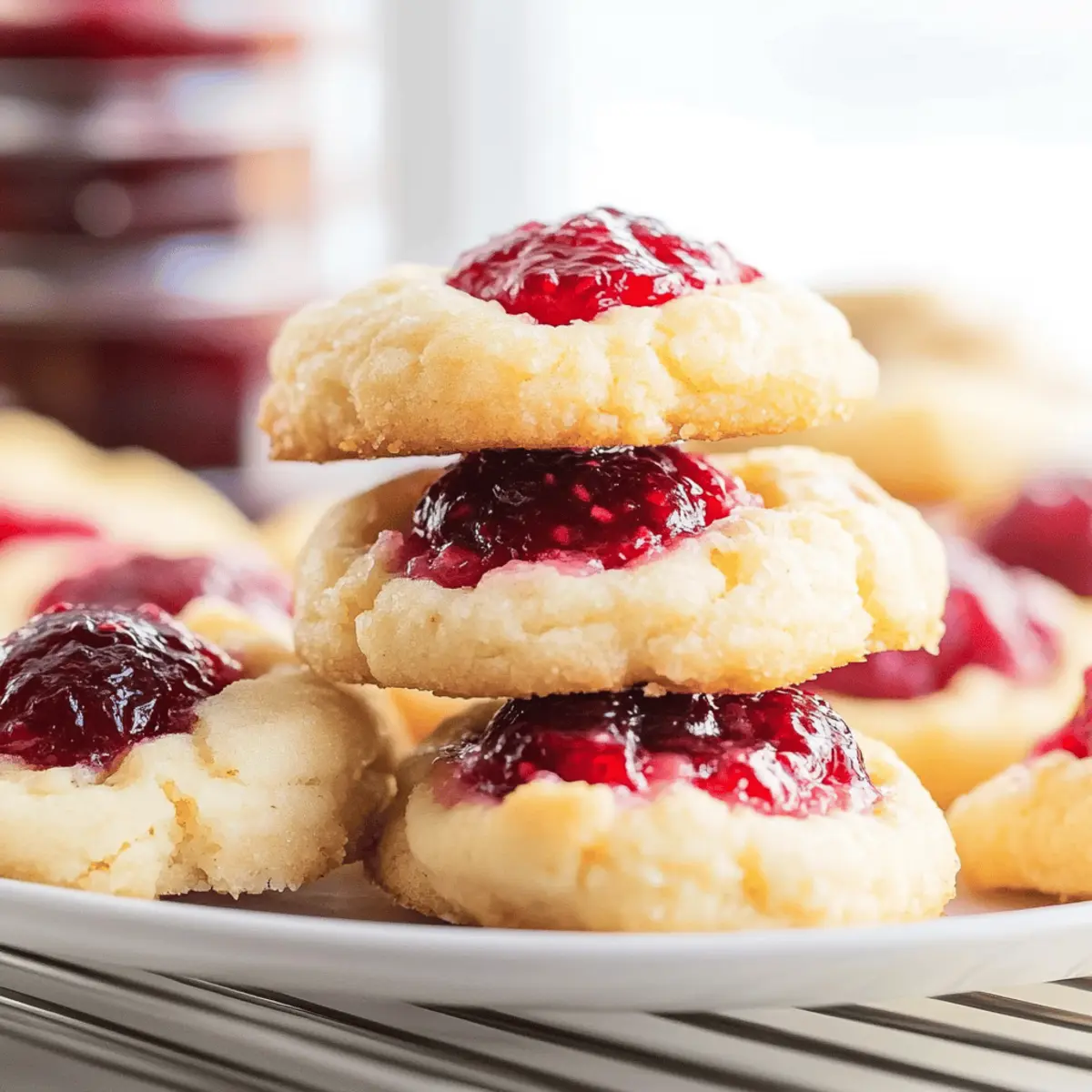 Raspberry Thumbprint Cookies w5qrk5
