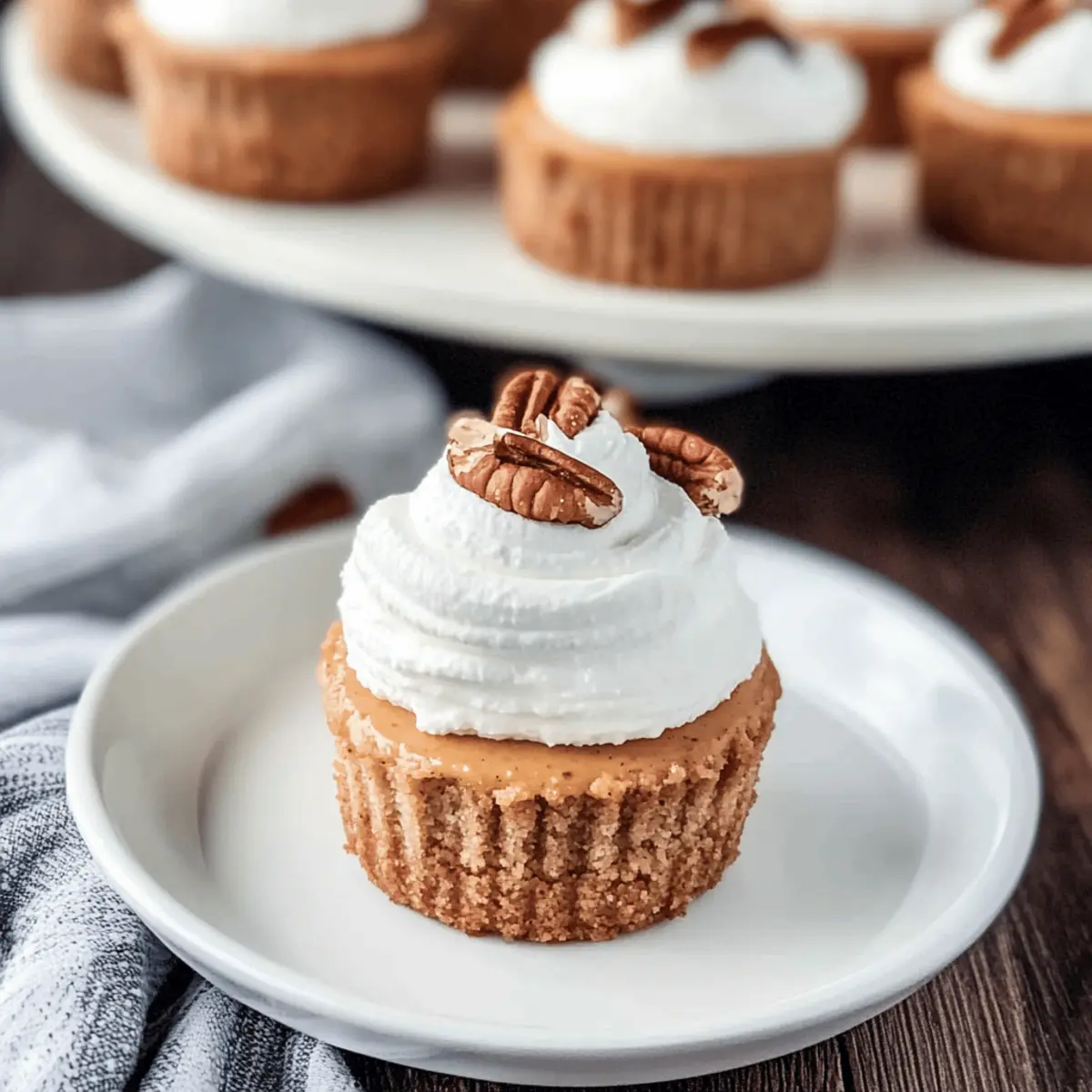 Skinny Mini Pumpkin Cheesecakes pnb8lt