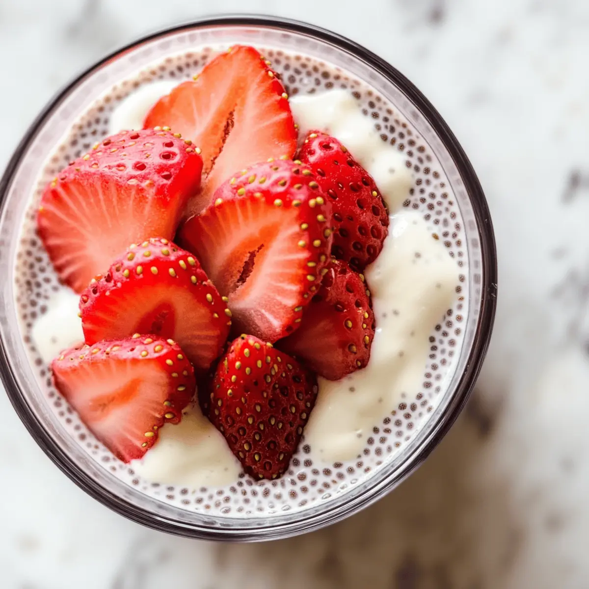 Strawberry Cheesecake Chia Seed Pudding cloc5g