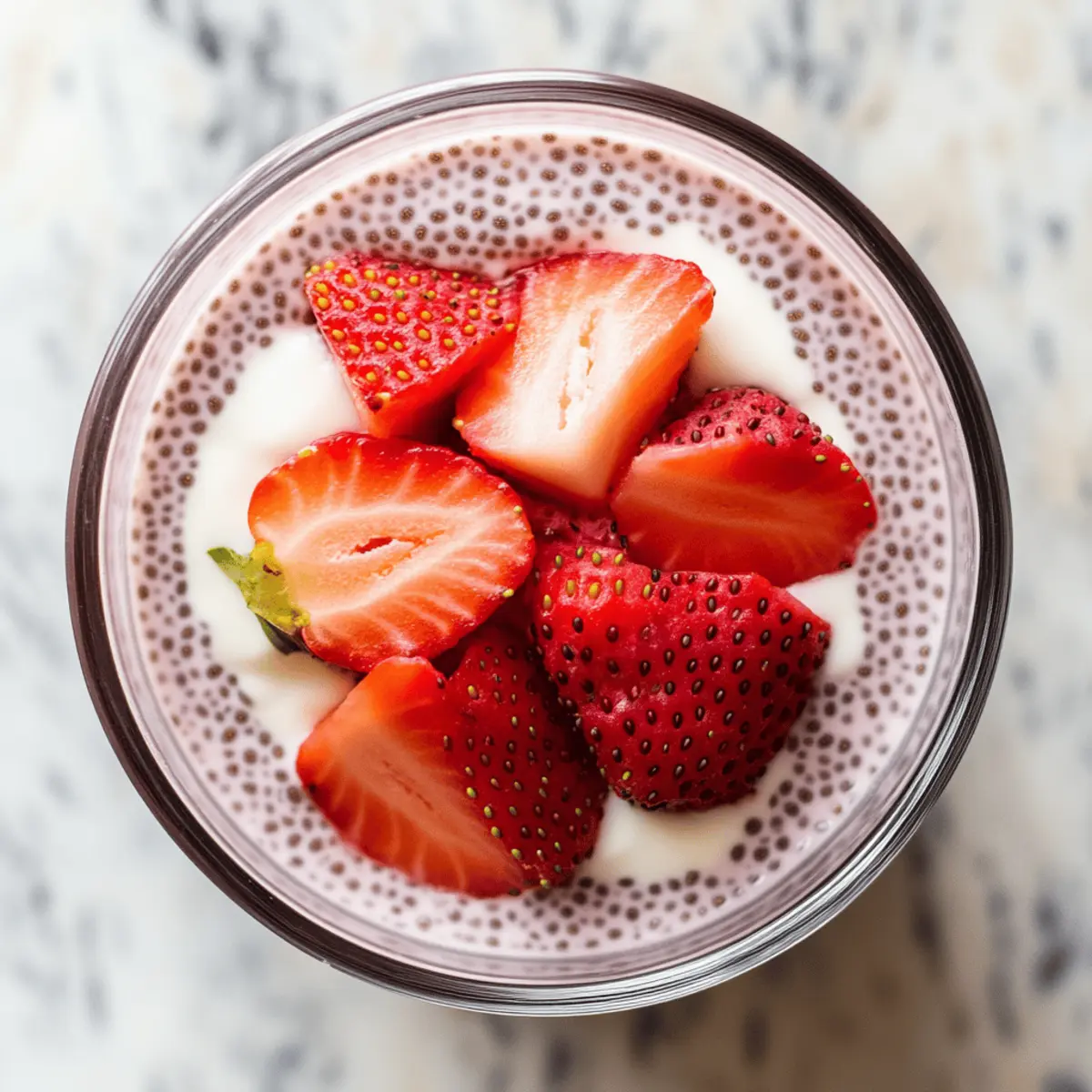 Delicious Strawberry Cheesecake Chia Seed Pudding Recipe