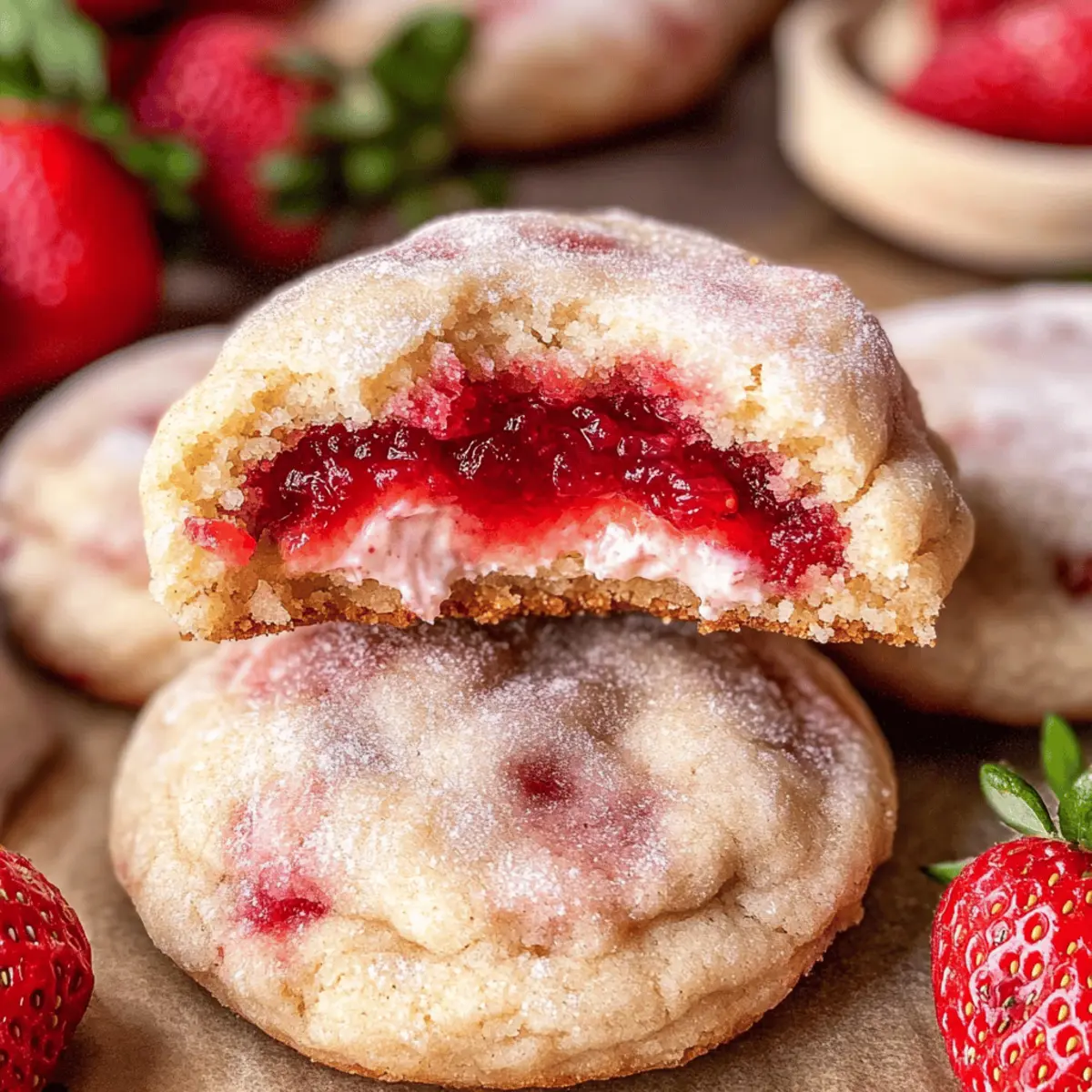 Strawberry Cheesecake Cookies woqgbm