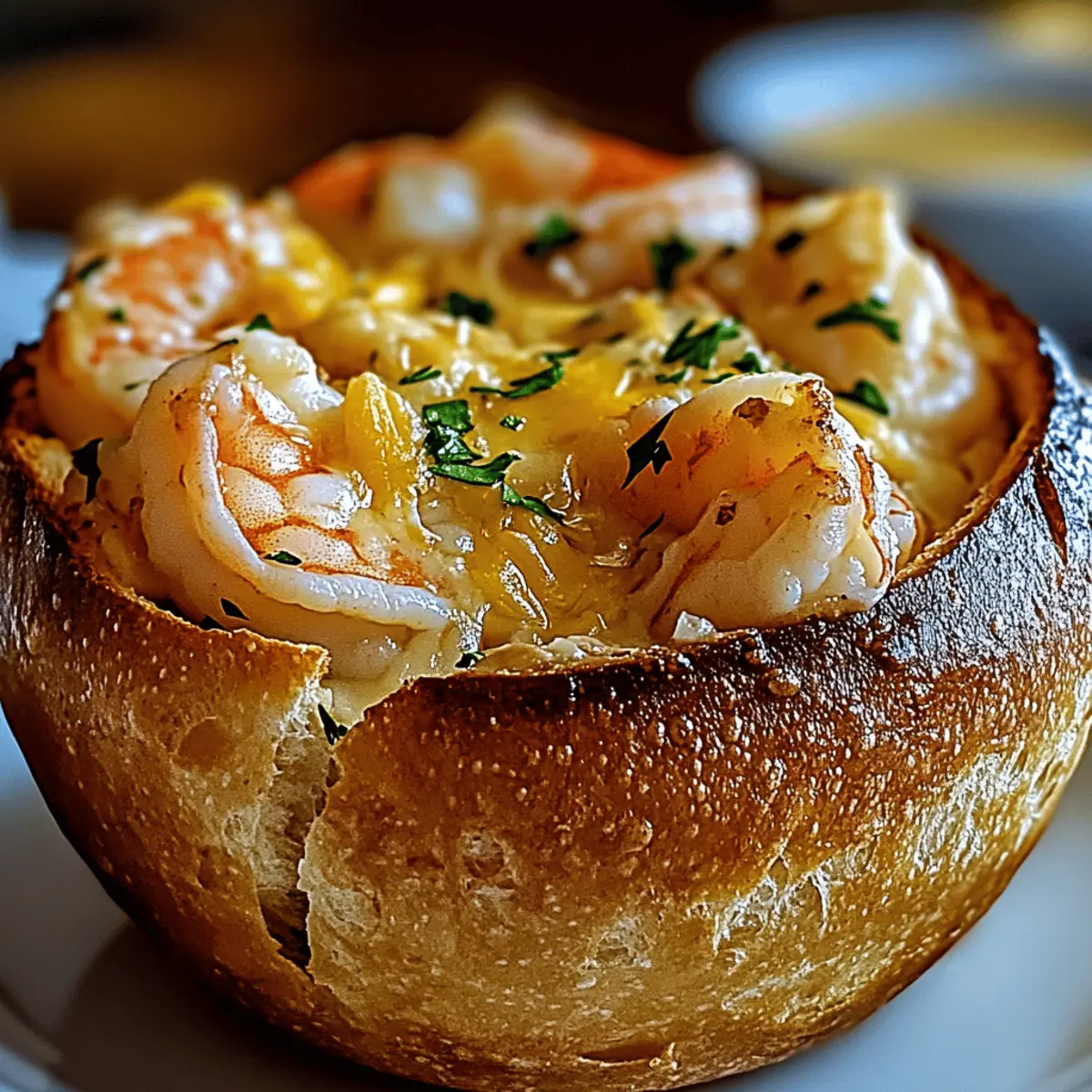Savory Stuffed Seafood Bread Bowl for Cozy Gatherings