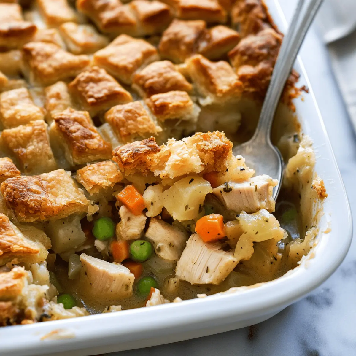 Thanksgiving Turkey Pot Pie with Stuffing Crust cl0jrs