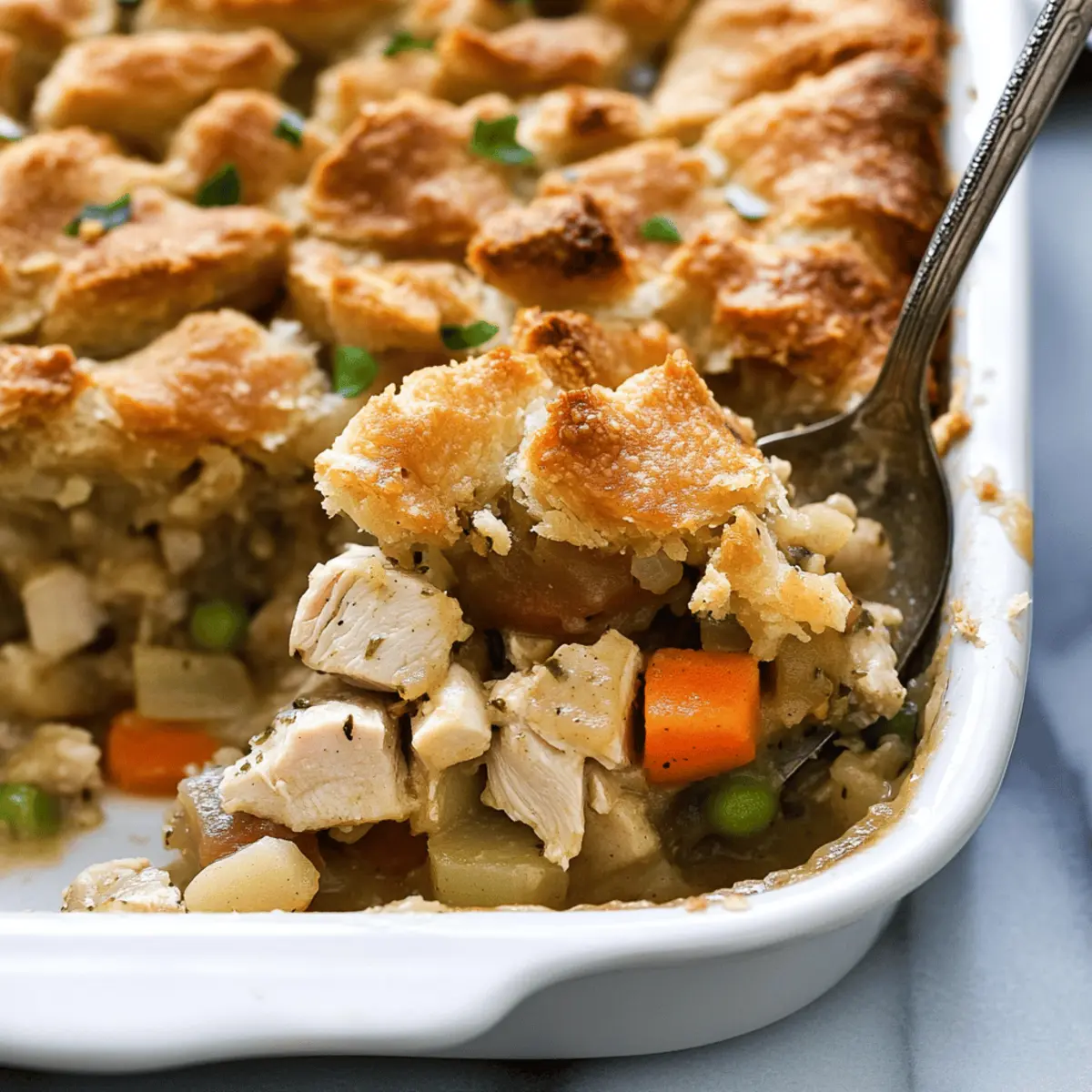 Thanksgiving Turkey Pot Pie with Stuffing Crust hekw3l
