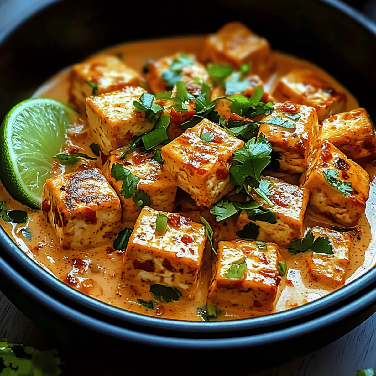 Tofu in Creamy Coconut Sauce p9cldb