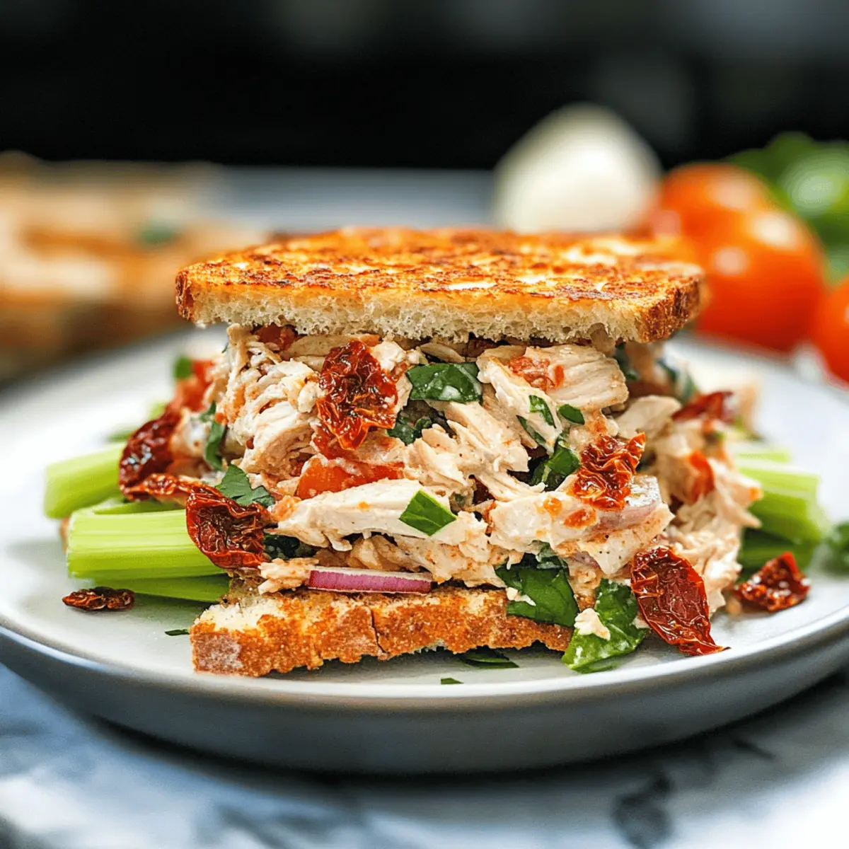 Tomato Chicken Salad burbyh