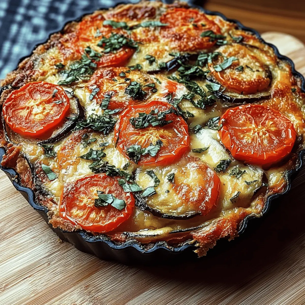 Savor the Summer with Homemade Tomato and Eggplant Pie
