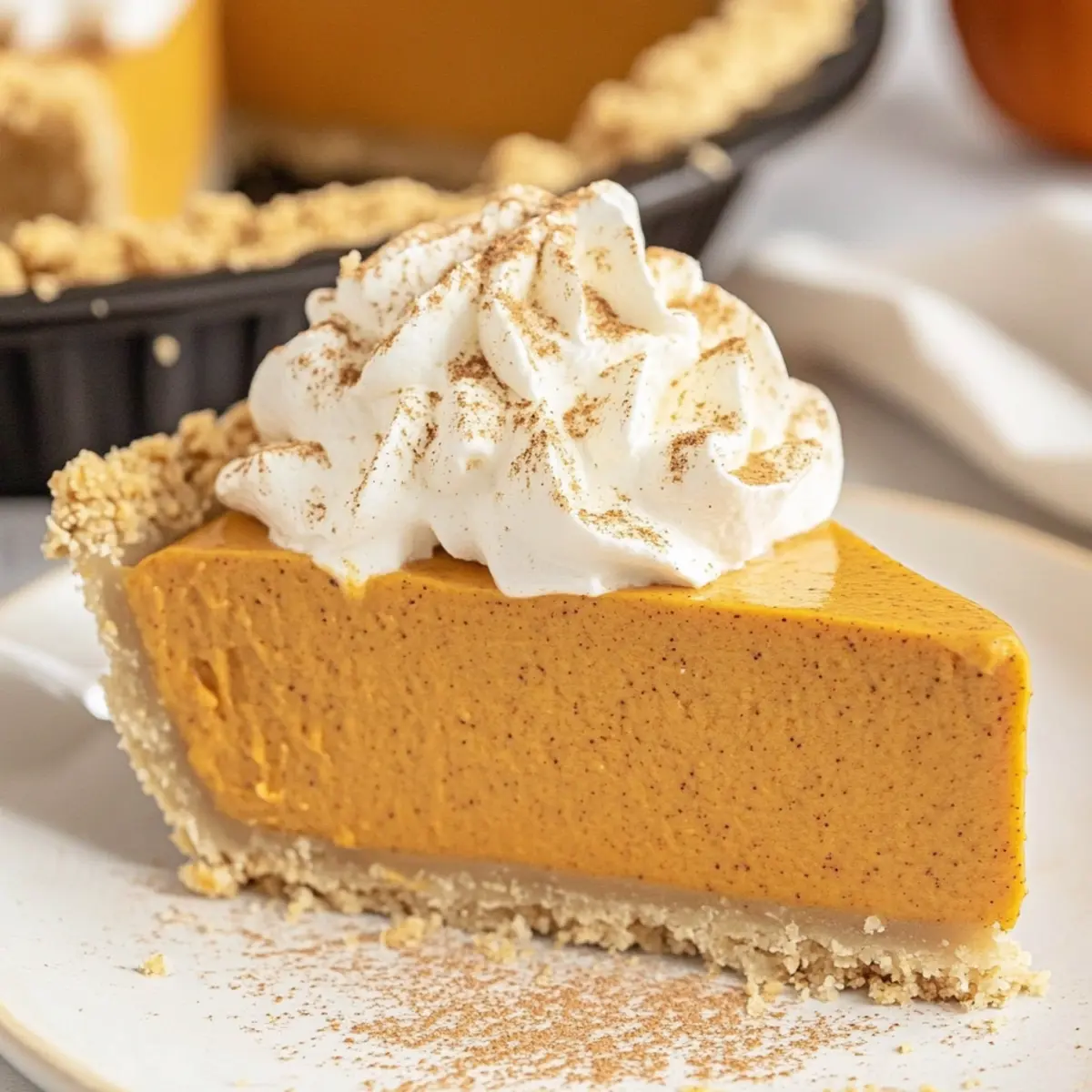 No Bake Marshmallow Pumpkin Pie: Your Easy Fall Favorite