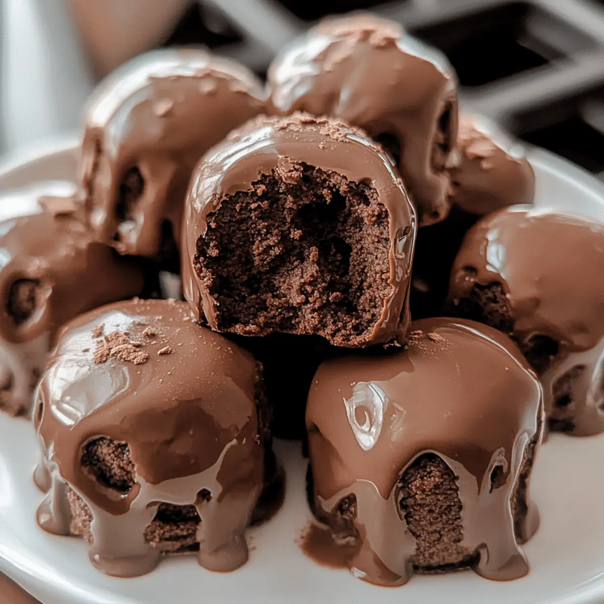 No-Bake Cottage Cheese Brownie Batter Protein Bites Bliss