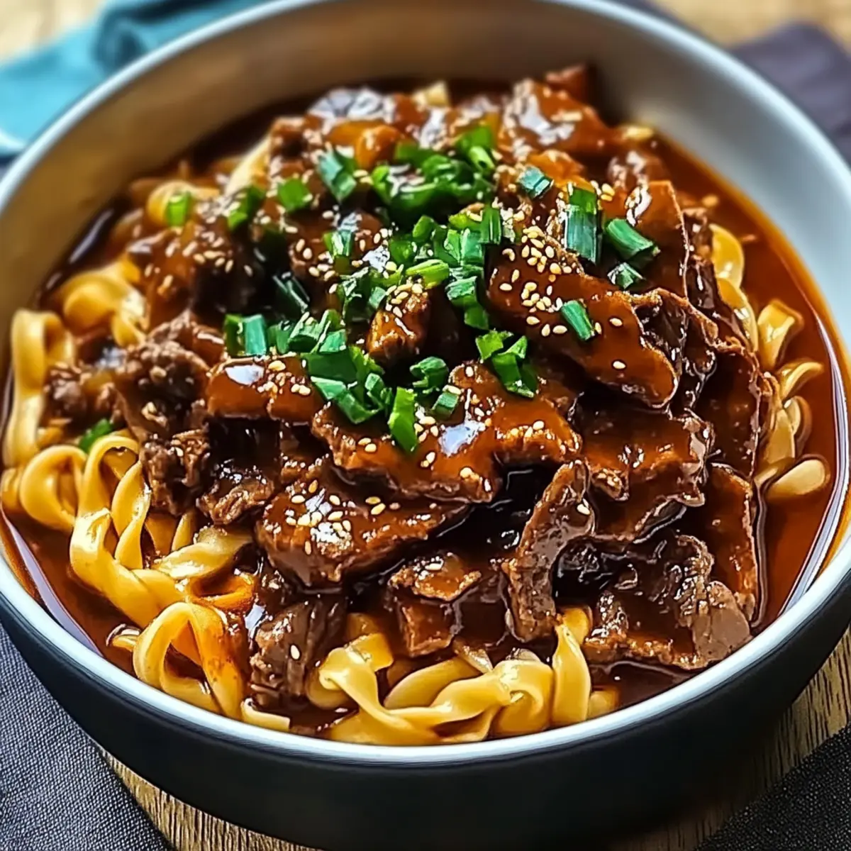 Savory Korean Beef Noodles: Your Comfort Food Win!