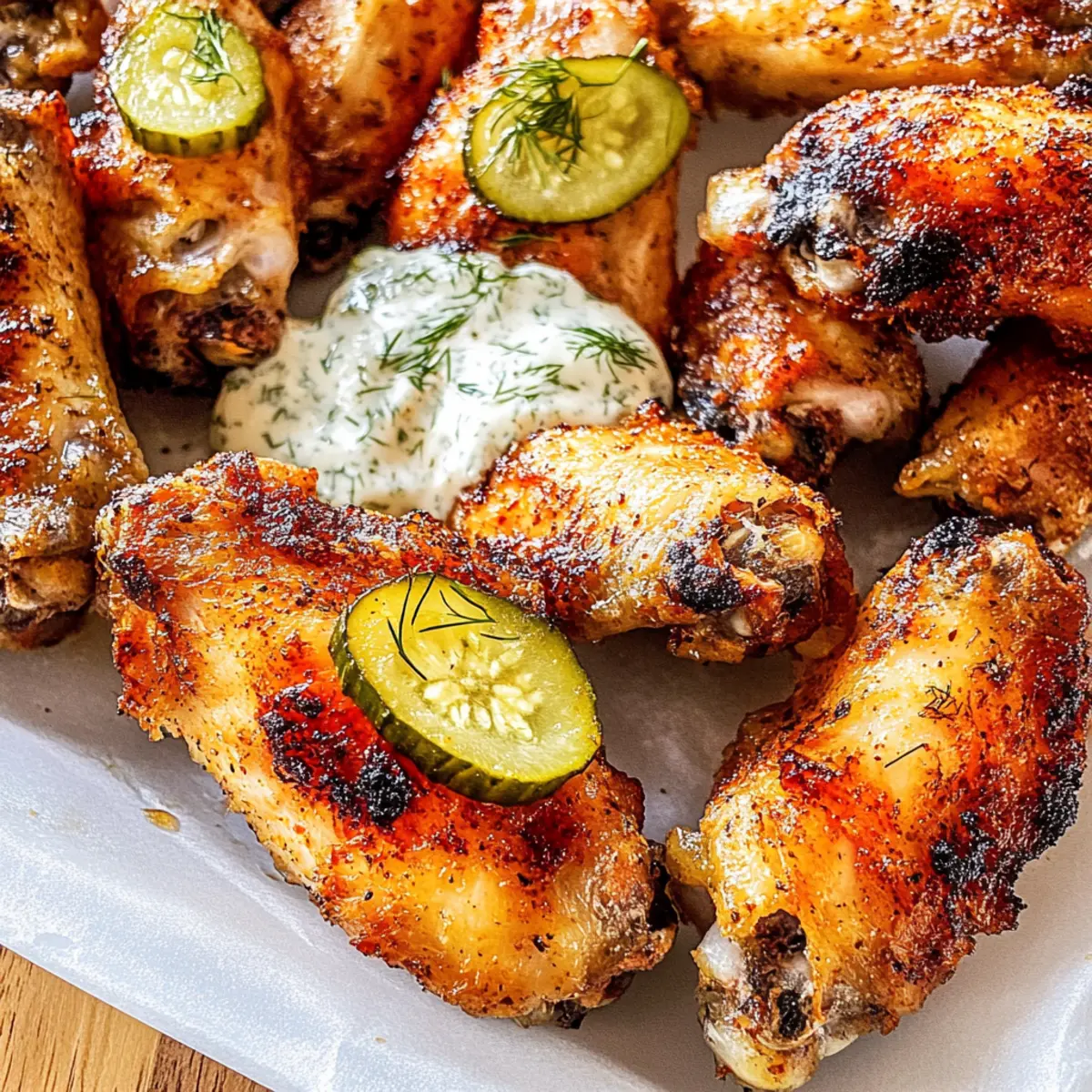 Crispy Dill Pickle Chicken Wings You Can't Resist