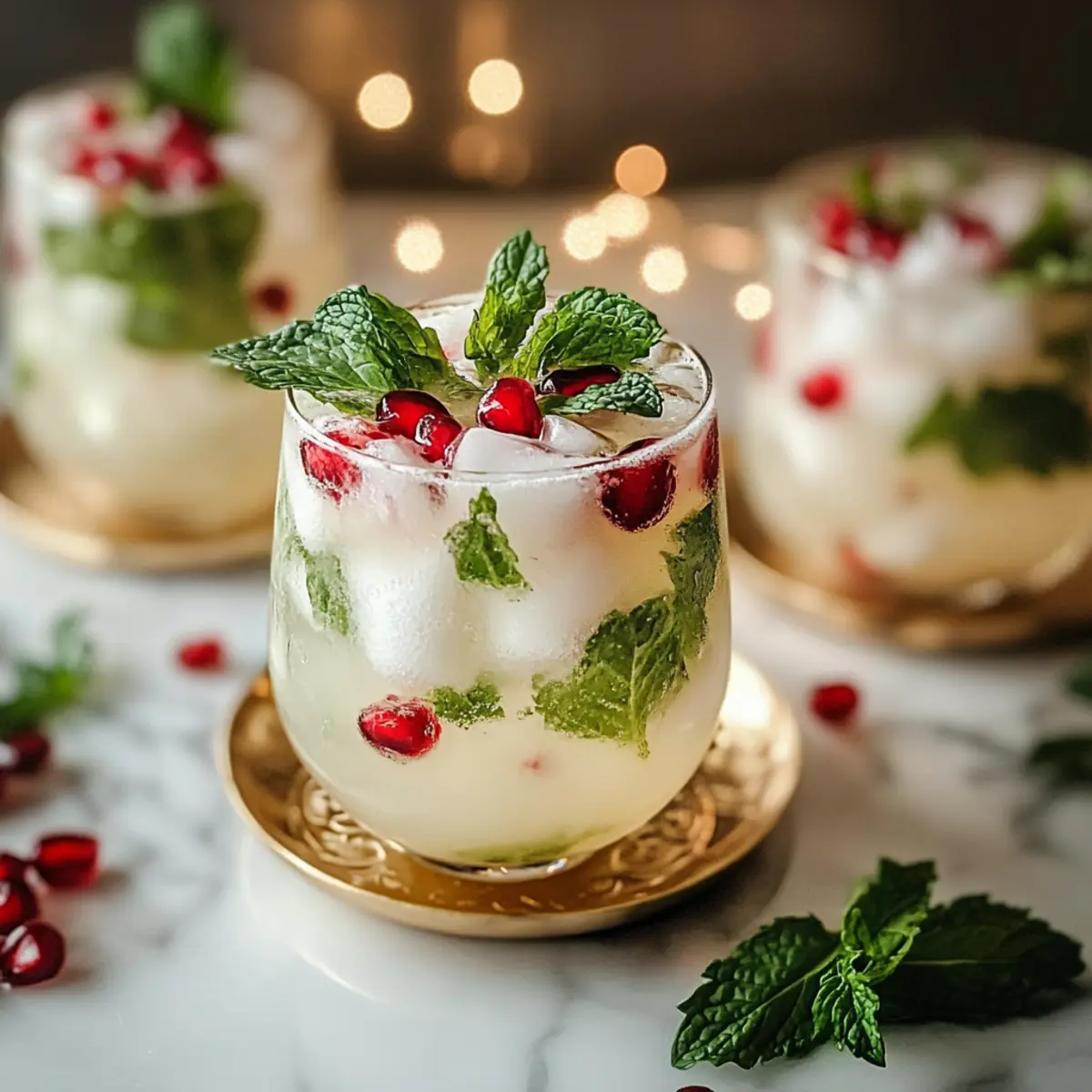 Delightful White Christmas Mojitos for Festive Cheer