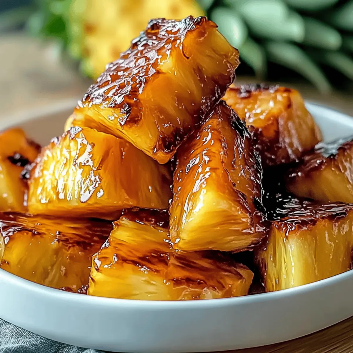 Air Fryer Caramelized Pineapple That Will Brighten Your Day