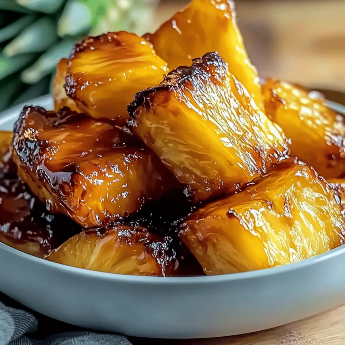 Air Fryer Caramelized Pineapple rv4chs