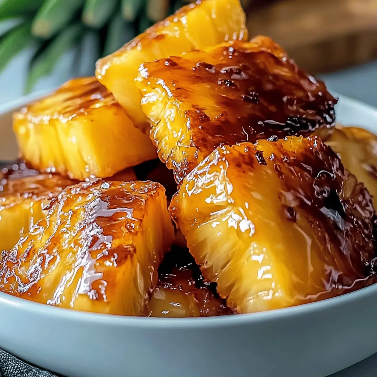 Air Fryer Caramelized Pineapple uhz1hw