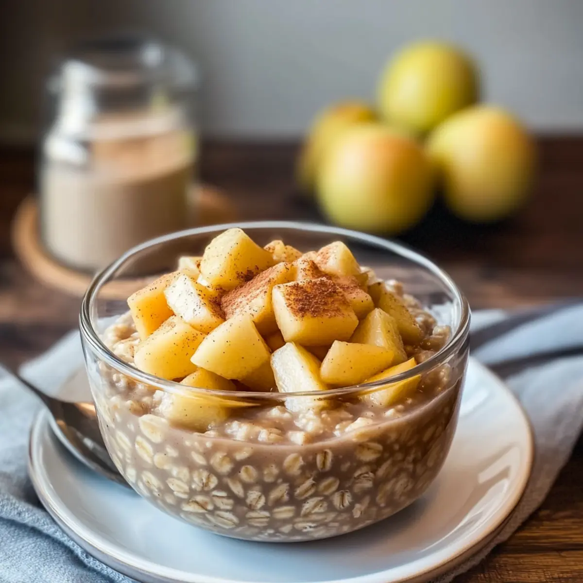 Apple Cinnamon Overnight Oats nqbt1h