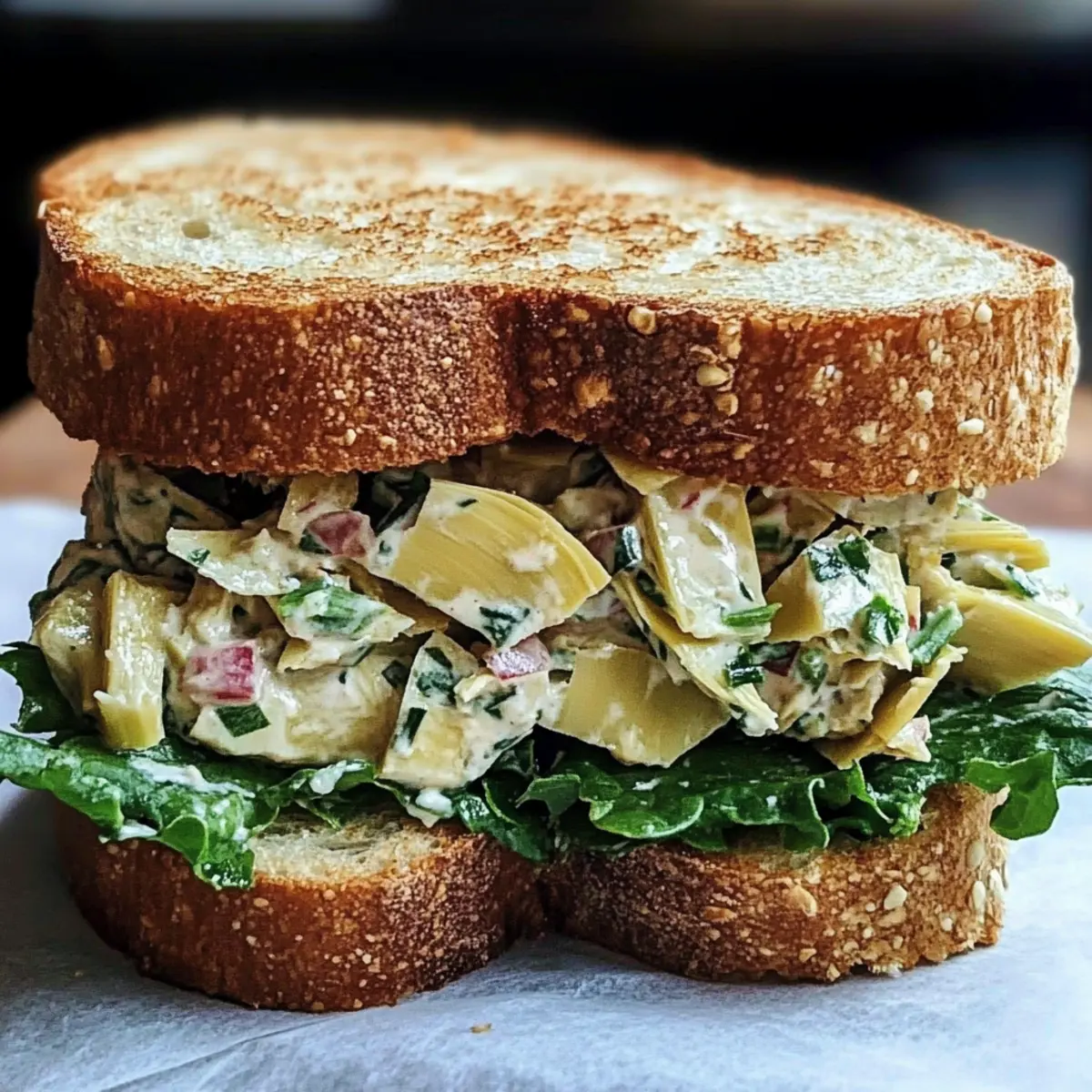 Artichoke Sandwich with Herbs b3qeam