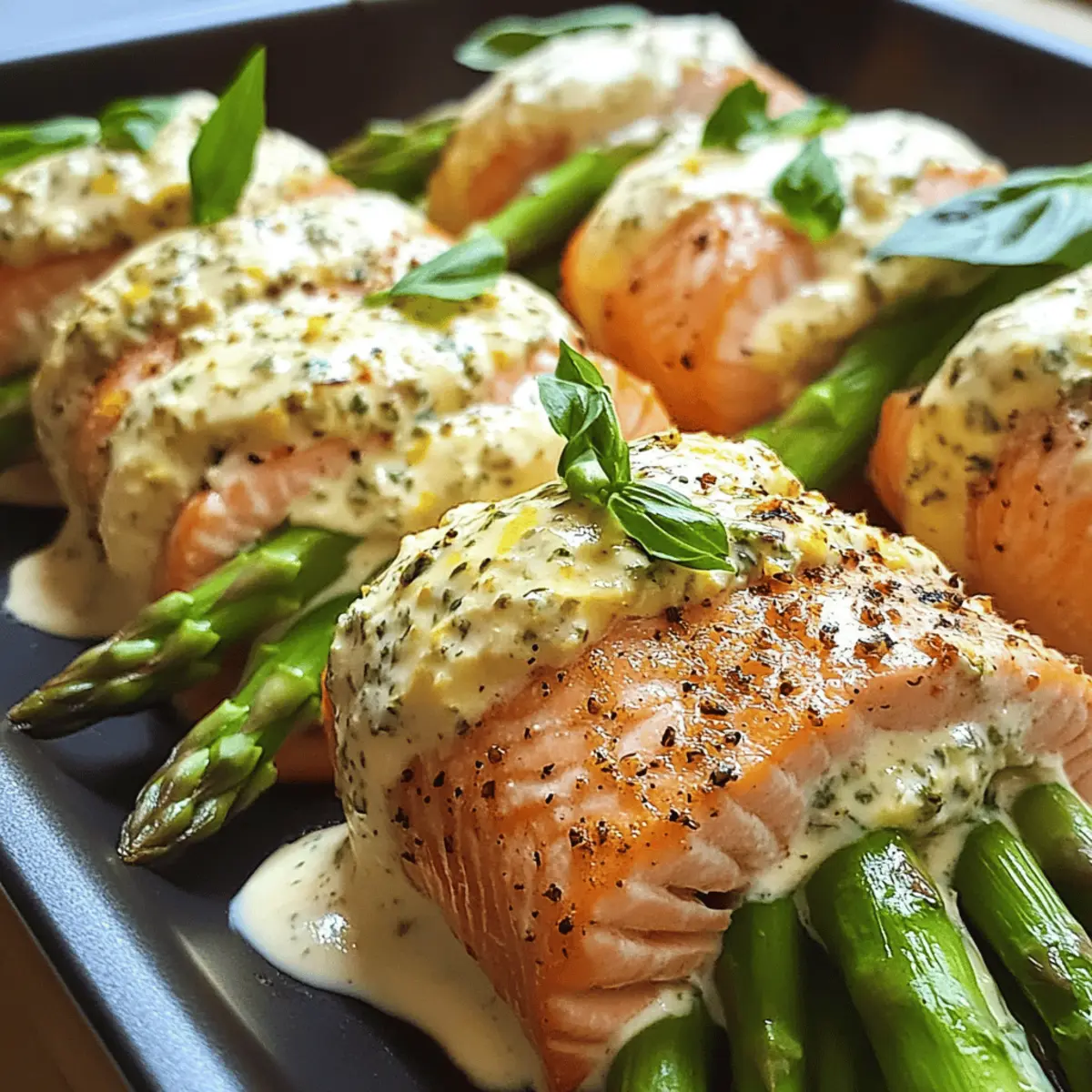 Asparagus Lemon Basil Ricotta Stuffed Salmon Rolls o5wer0