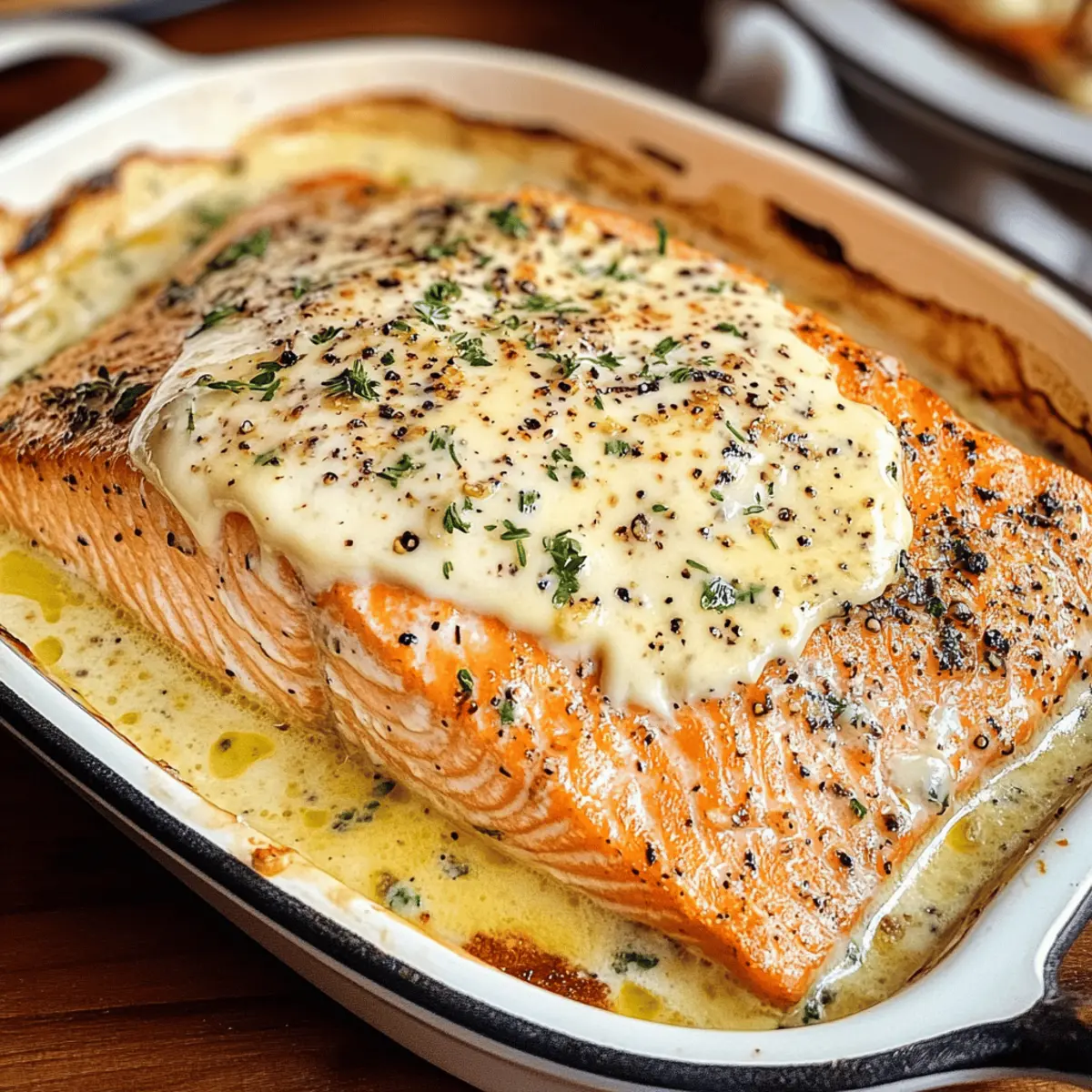 Baked Boursin Salmon wllffj