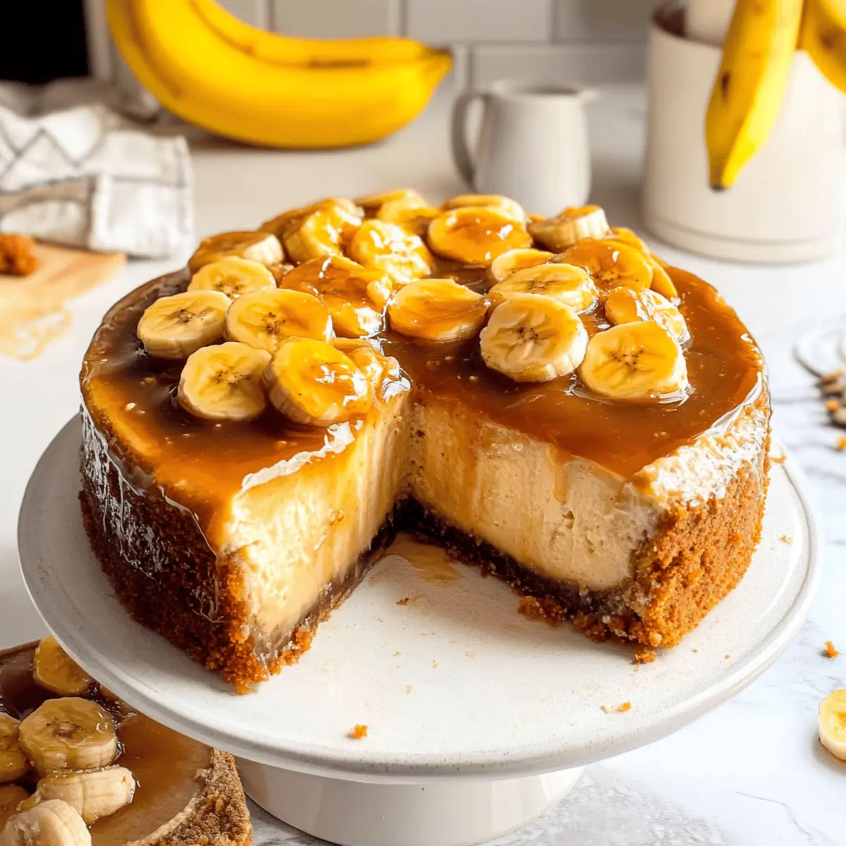 Bananas Foster Cheesecake hagtdq