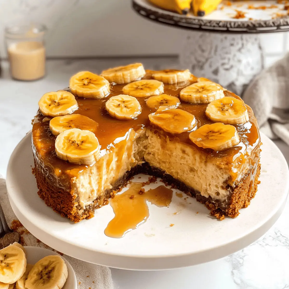 Bananas Foster Cheesecake shaisu