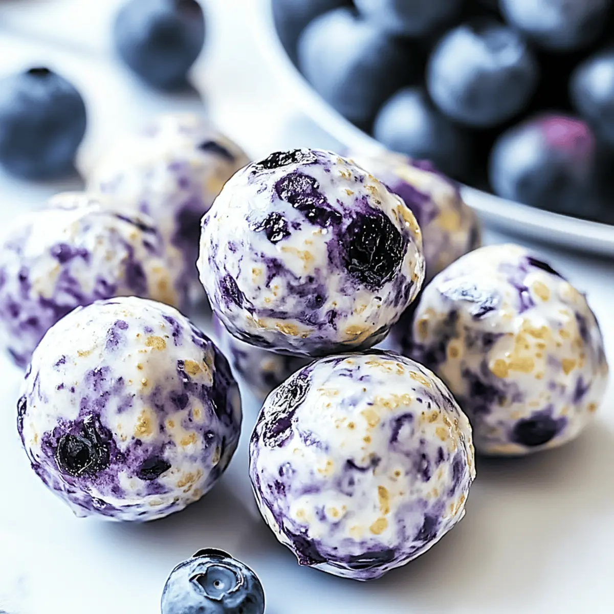 Blueberry Cheesecake Protein Bites: Guilt-Free Delight
