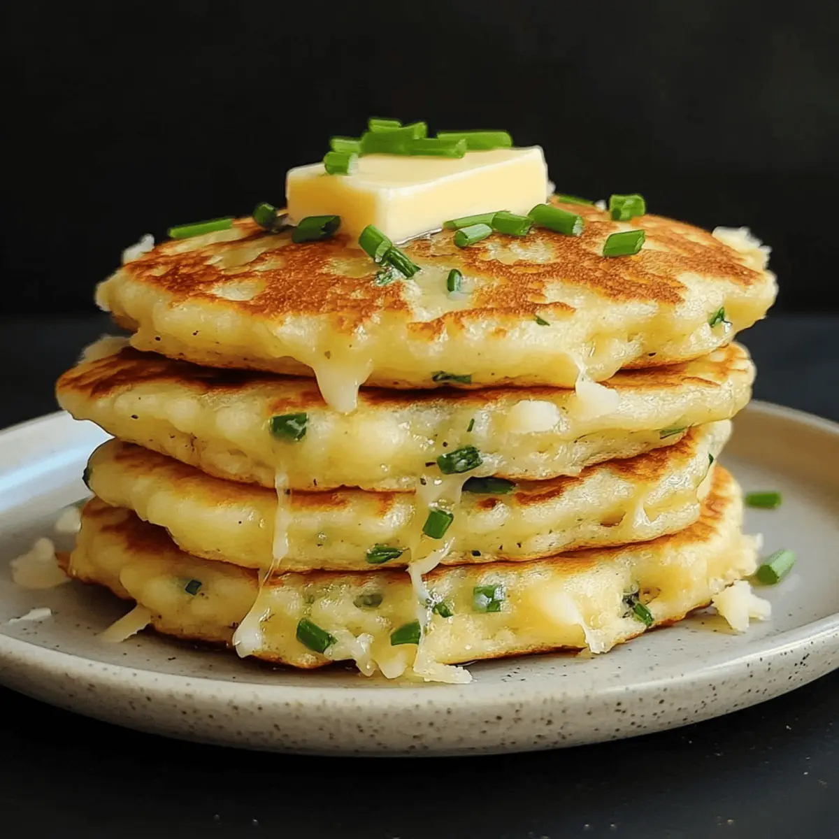 Cheese Chive Pancakes smkbfa