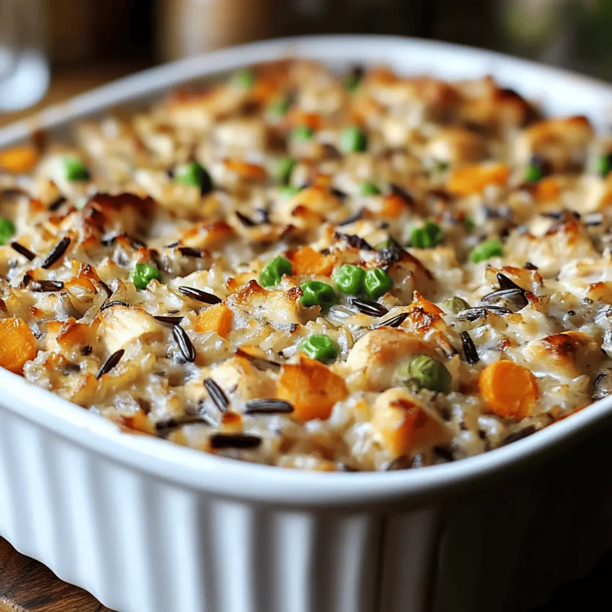 Chicken Wild Rice Casserole g9cksa